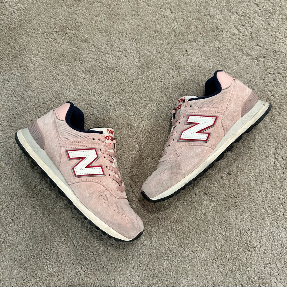 New Balance 574 Pink Gray Sneakers Women’s Size 10